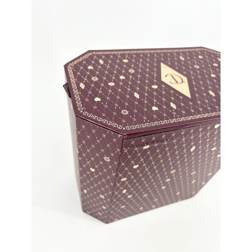 Charlotte Tilbury‎ Advent Calendar 2023 Empty Drawers Chest Burgundy Makeup